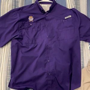 Columbia LSU Fishing/sportswear shirt